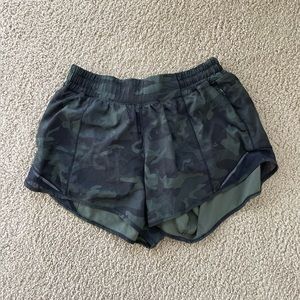 Lululemon Hotty Hot Camo Shorts